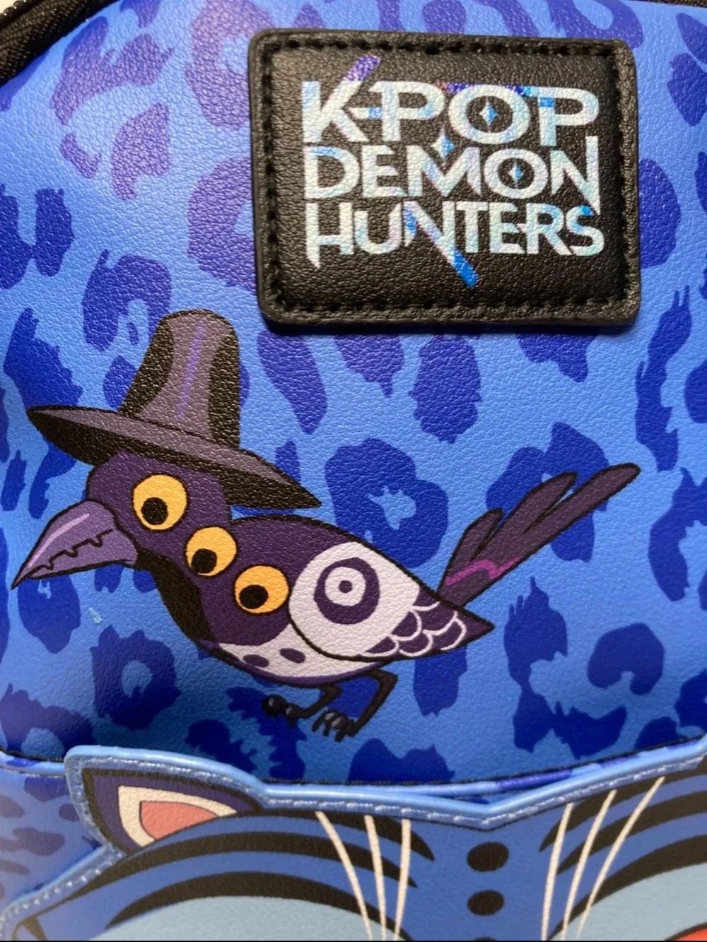 K-POP Demon Hunters Kids Backpack with Cat Face 10” x9”